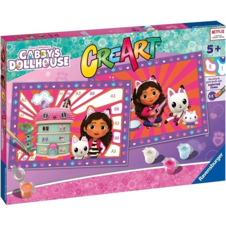 Ravensburger 23715 - CreArt - Gabby's Dollhouse 2 in 1