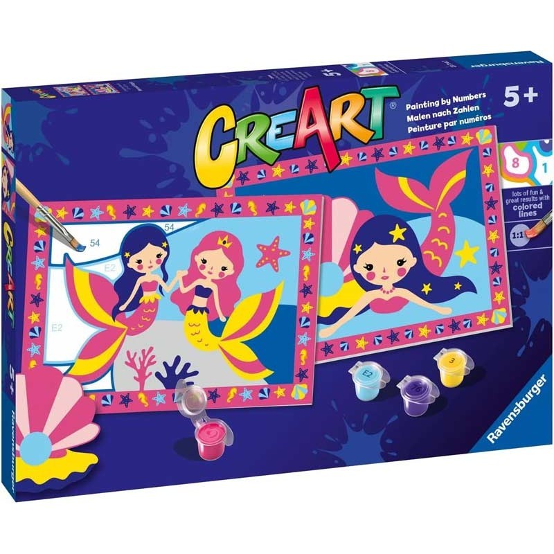 Ravensburger 23714 - CreArt - Magiche Sirene 2 in 1