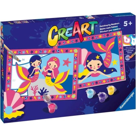 Ravensburger 23714 - CreArt - Magiche Sirene 2 in 1