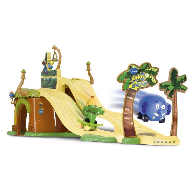 Famosa 9283 - Jungle Junction Playset Gara con Salto