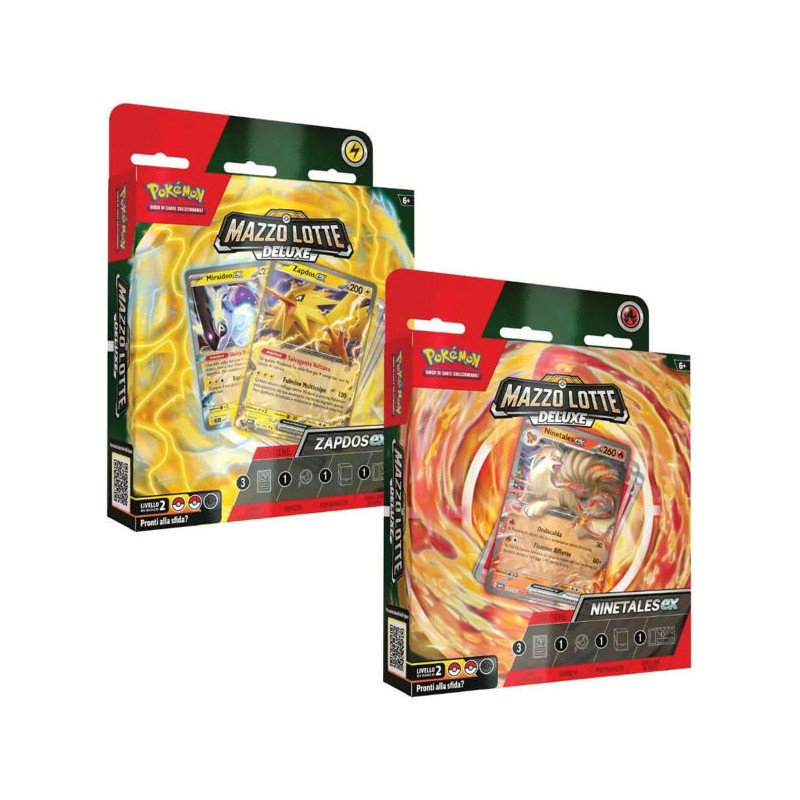 Pokemon 60428 - Mazzo Lotte Deluxe Ninetales-EX e Zapdos-EX