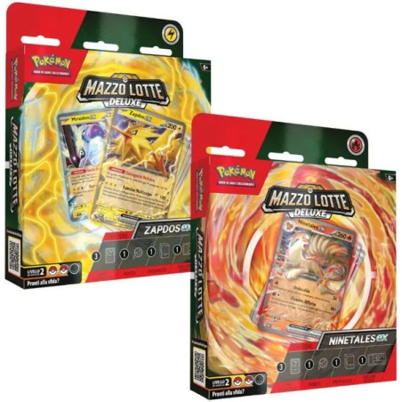 Pokemon 60428 - Mazzo Lotte Deluxe Ninetales-EX e Zapdos-EX