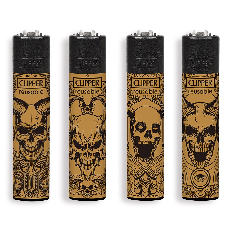 Clipper 24023 - Accendini Clipper Large Laughter in Dark Conf.48 pz