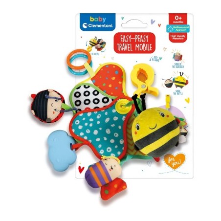 Clementoni 17790 - Baby Clementoni - Giostrina Culla da Viaggio