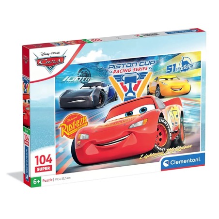 Clementoni 25047 - Puzzle 104 Pezzi - Cars