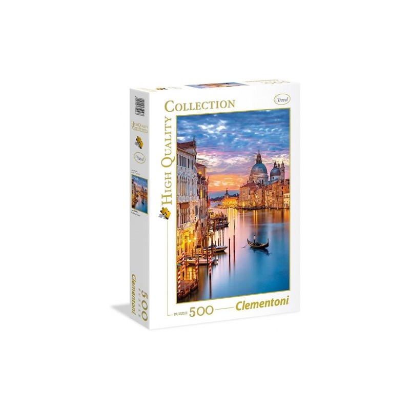 Clementoni 35056 - Puzzle 500 Pezzi - Venezia Illuminata
