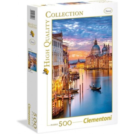 Clementoni 35056 - Puzzle 500 Pezzi - Venezia Illuminata