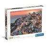 Clementoni 39885 - Puzzle 1000 Pezzi - Tramonto a Santorini