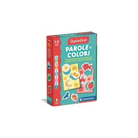Clementoni 16849 - Montessori - Parole e Colori