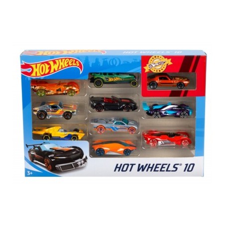 Mattel 54886 - Hot Wheels - Scatola 10 Macchinine