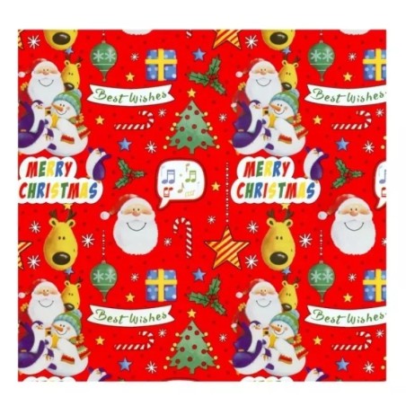 Florio 100 - Carta Regalo Natalizia Bambini 70x100 Conf.100 Fogli