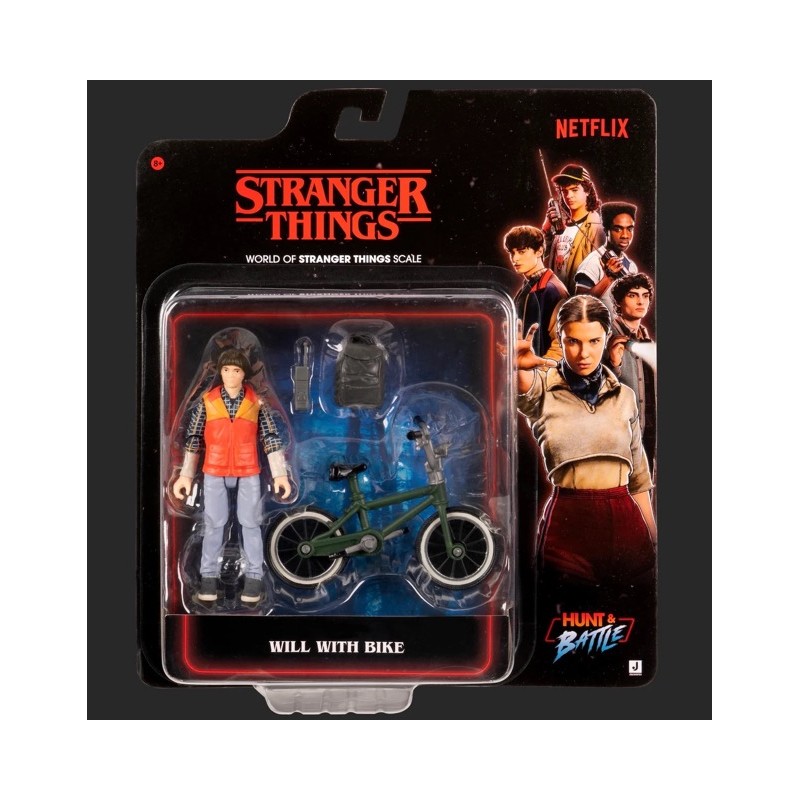 Stranger Things STRT0200 - Personaggio con Bicicletta e Accessori