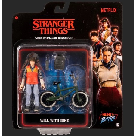 Stranger Things STRT0200 - Personaggio con Bicicletta e Accessori