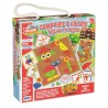 Rstoys 11680 - Gioco Legno Figure da Comporre Tappeto Sughero