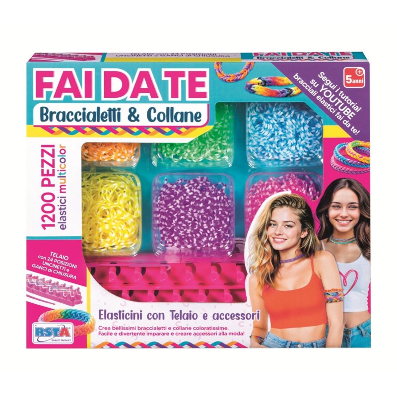 Rstoys 12301 - Playset Elasticini con Telaio e Accessori