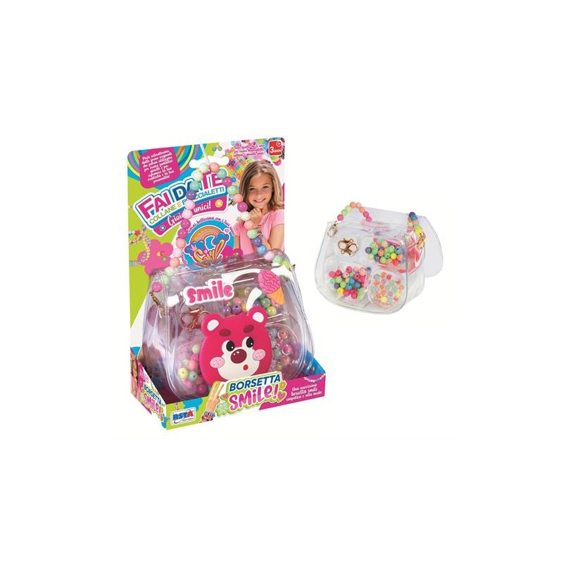 Rstoys 12292 - Borsetta Smile Perline Collane e Bracciali