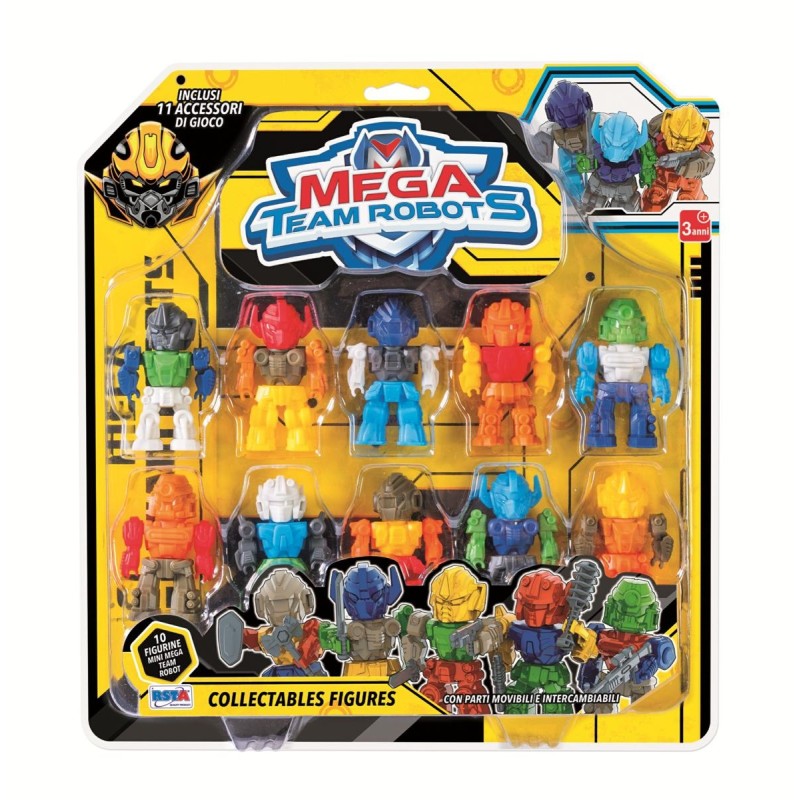 Rstoys 12251 - Blister 12 Robot Mega Team