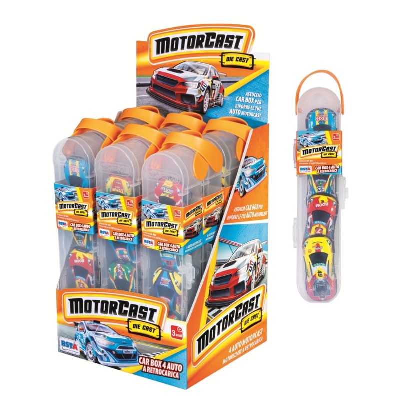 Rstoys 12197 - Astuccio con 4 Auto Retrocarica