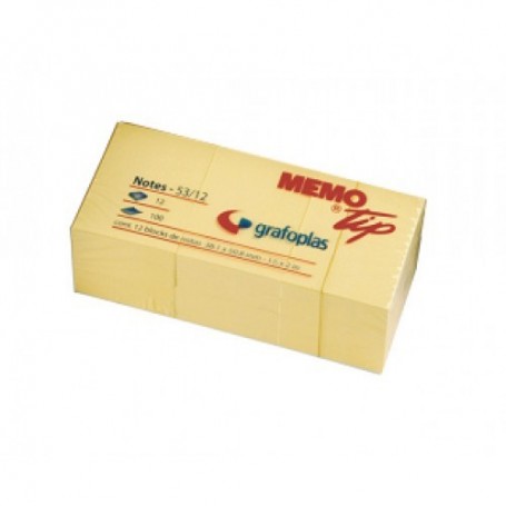 Memo 0862 - Memo Tips 38 x 50 mm Conf. 12 pz