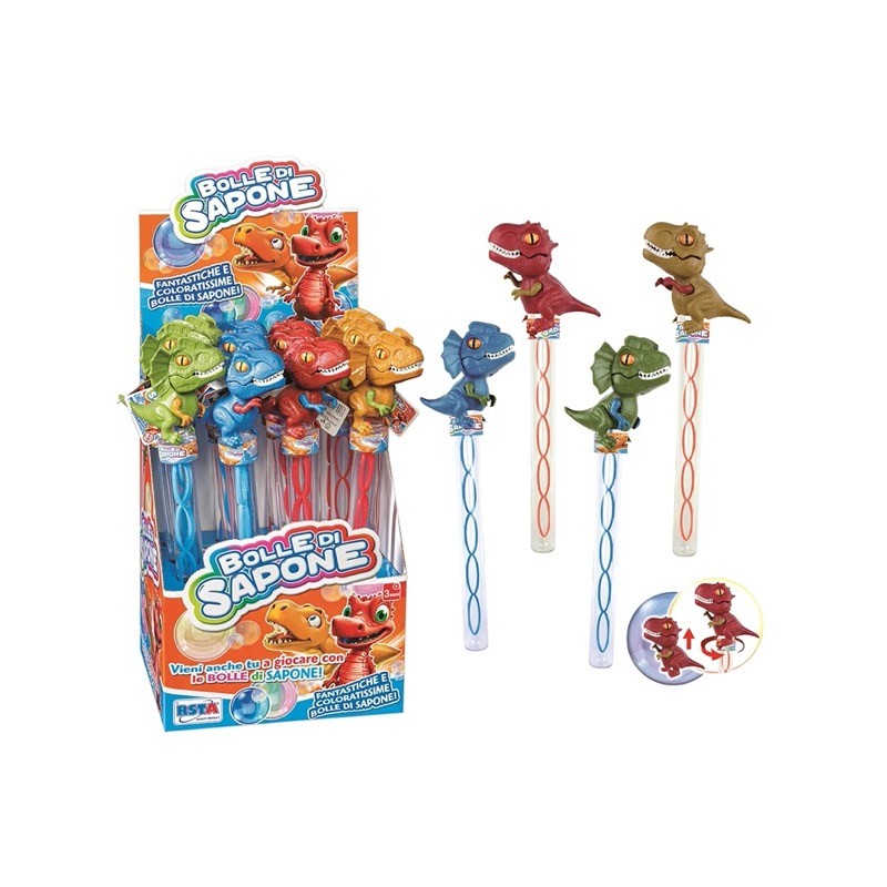 Rstoys 11790 - Spada Bolle Dino Display 12 pz