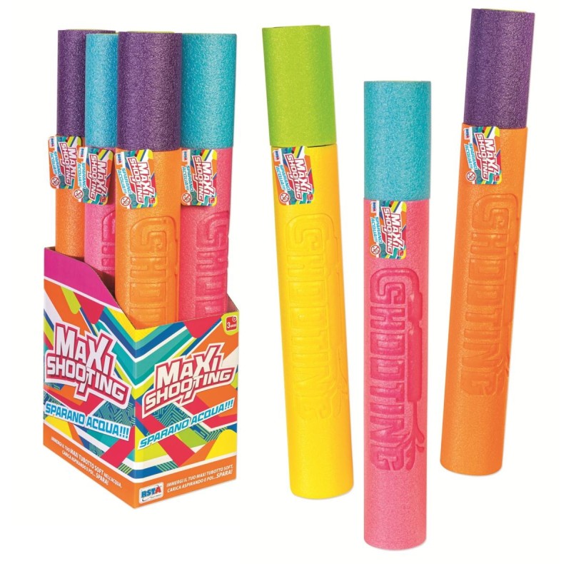 Rstoys 12091 - Maxi Tubotti Spugna 50 cm Display 6 pz