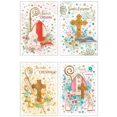 Cecami FE10200SC - Biglietti Auguri Cresima Conf.12 pz