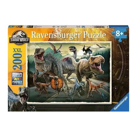 Ravensburger 1058 - Puzzle 200 Pezzi - Jurassic World