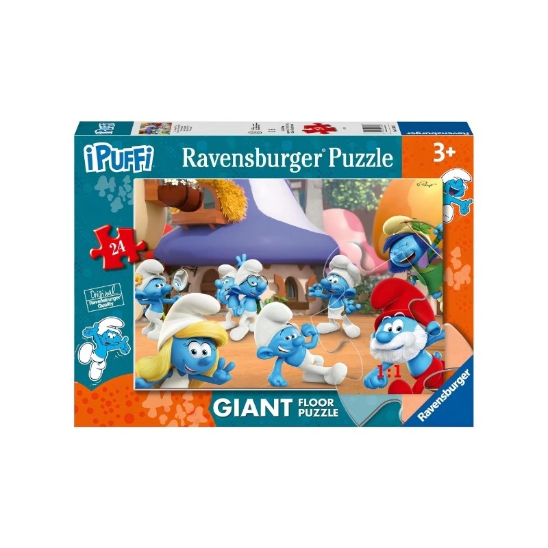 Ravensburger 04219 - Puzzle 24 Pezzi Maxi - Puffi