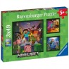 Ravensburger 05621 - Puzzle 3 x 49 Pezzi - Minecraft