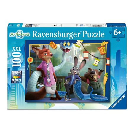 Ravensburger 04138 - Puzzle 100 Pezzi - Zootropolis