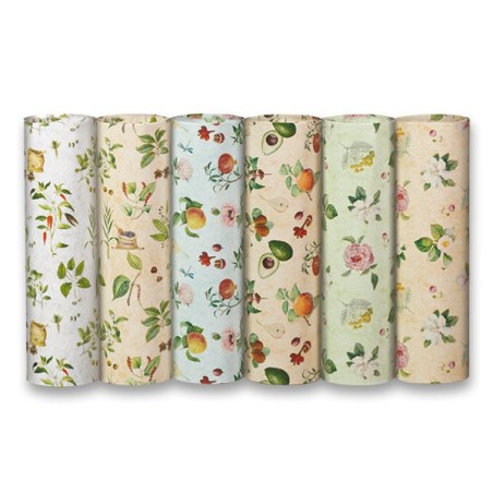 Sadoch 1275 - Rotolo Carta Regalo Fiori 70cm x 2Mt