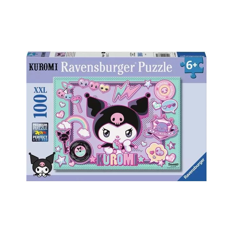 Ravensburger 04333 - Puzzle 100 Pezzi - Kuromi