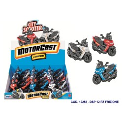 Rstoys 12258 - City Scooter a Frizione Display 12 pz