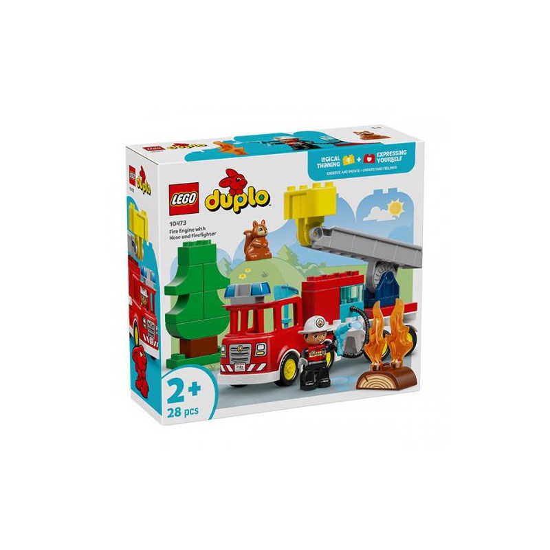 Lego 10473 - Duplo - Autopompa con Manichetta e Pompiere