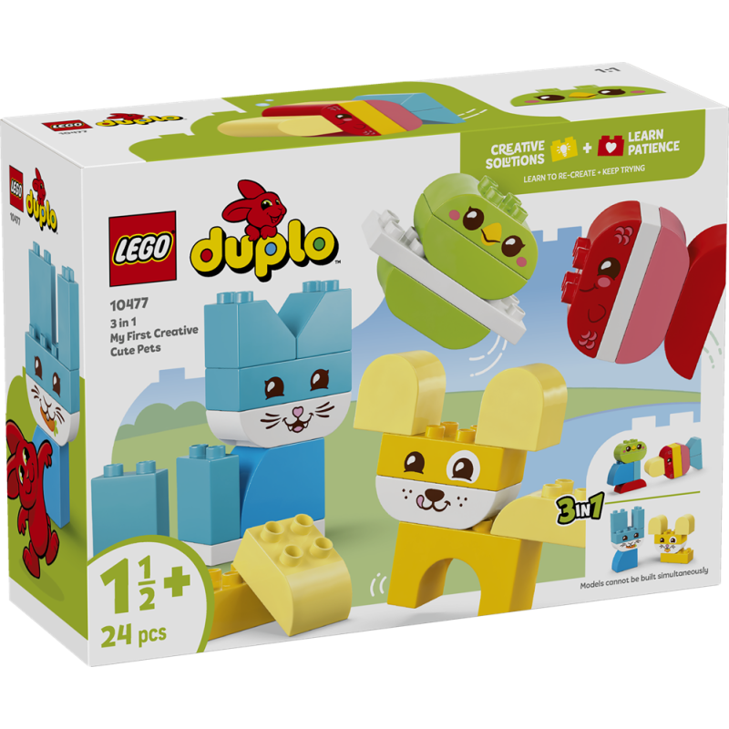 Lego 10477 - Duplo - Animali Domestici Creativi 3 in 1