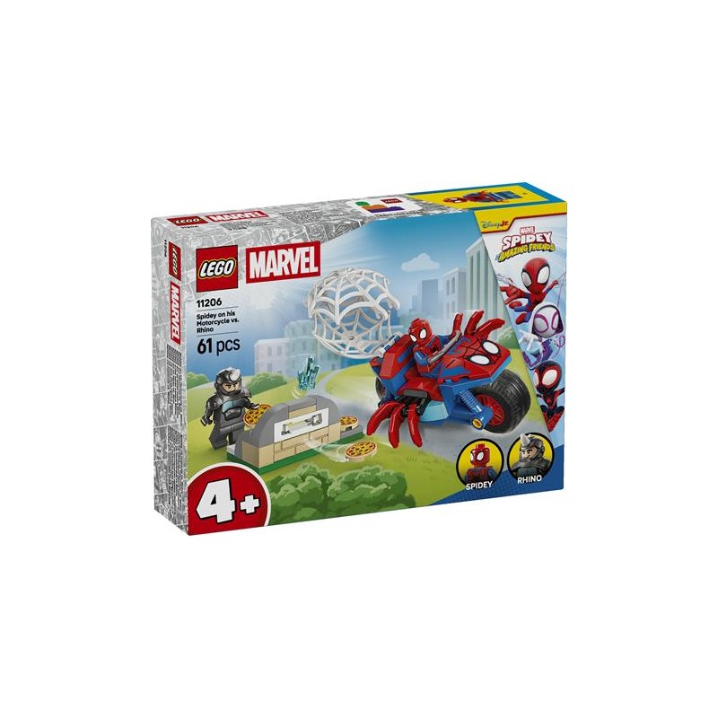 Lego 11206 - Marvel Super Heroes - Spidey Sulla Moto contro Rhino