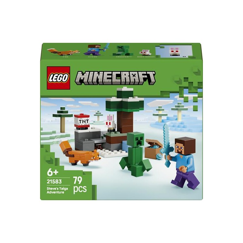 Lego 21583 - Minecraft - Avventura di Steve nella Taiga