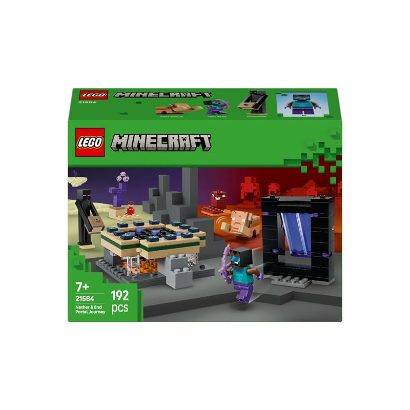 Lego 21584 - Minecraft - Viaggio nel Portale del Nether e dell'End