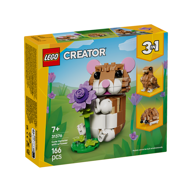 Lego 31376 - Creator - Simpatico Criceto con Fiore