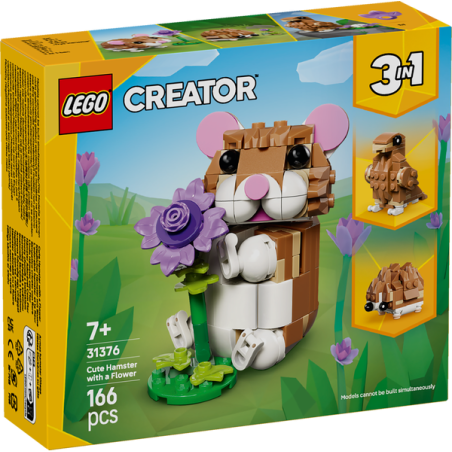 Lego 31376 - Creator - Simpatico Criceto con Fiore