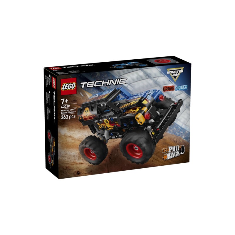Lego 42219 - Technic - Monster Jam Grave Digger Fuoco e Ghiaccio