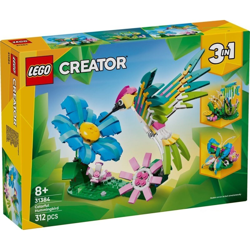 Lego 31384 - Creator - Animali Selvatici : Colibrì Variopinto