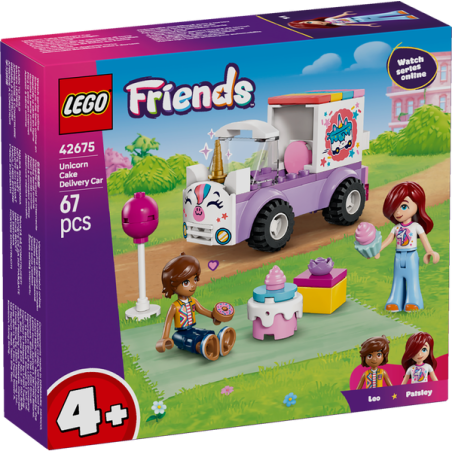 Lego 42675 - Friends - Auto-Unicorno per la Consegna di Torte