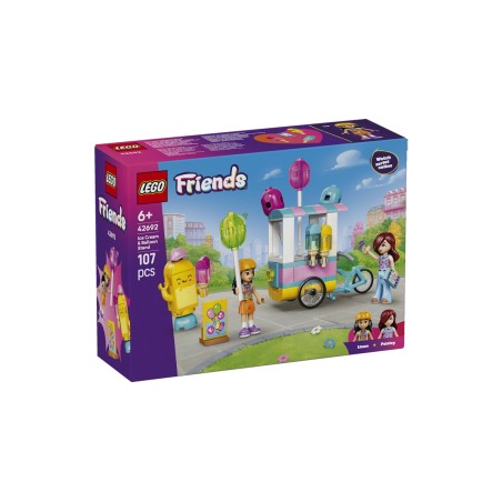 Lego 42692 - Friends - Bancarella dei Gelati con Palloncini