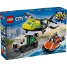 Lego 60505 - City - Remix Aereo, Camion di Servizio e Hovercraft