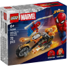 Lego 76335 - Marvel - Spider-Man vs Ghost Rider in Motocicletta