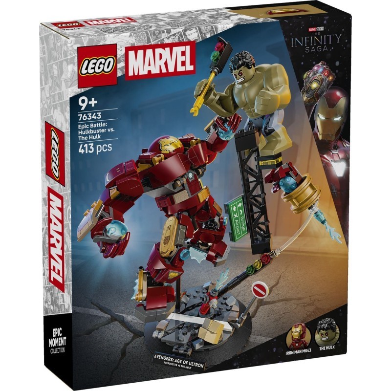 Lego 76343 - Marvel - Battaglia epica : Hulkbuster vs The Hulk