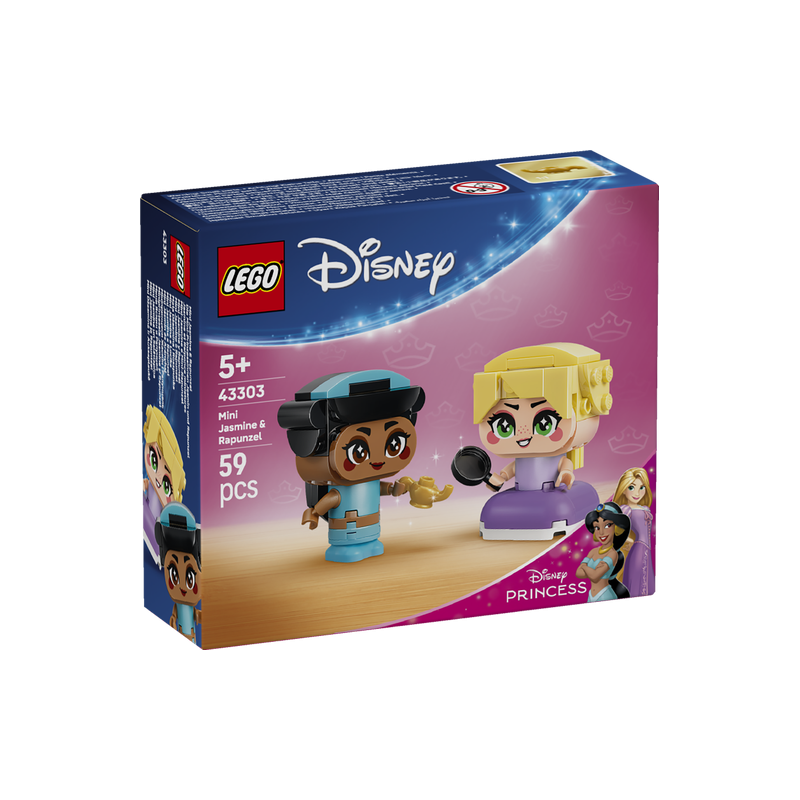 Lego 43303 - Disney - Mini-Jasmine e Mini-Rapunzel