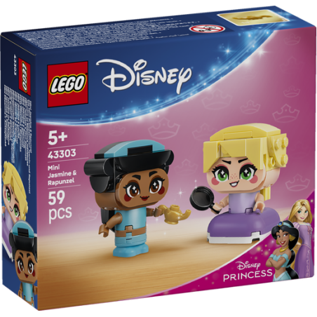 Lego 43303 - Disney - Mini-Jasmine e Mini-Rapunzel