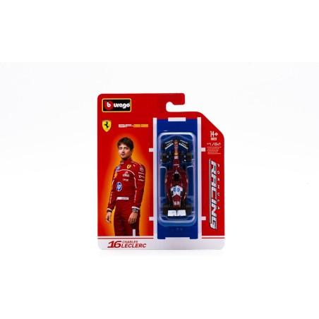 Burago 56801L - Ferrari F1 SF-25 16 Charles Leclerc 2025 Scala 1:64